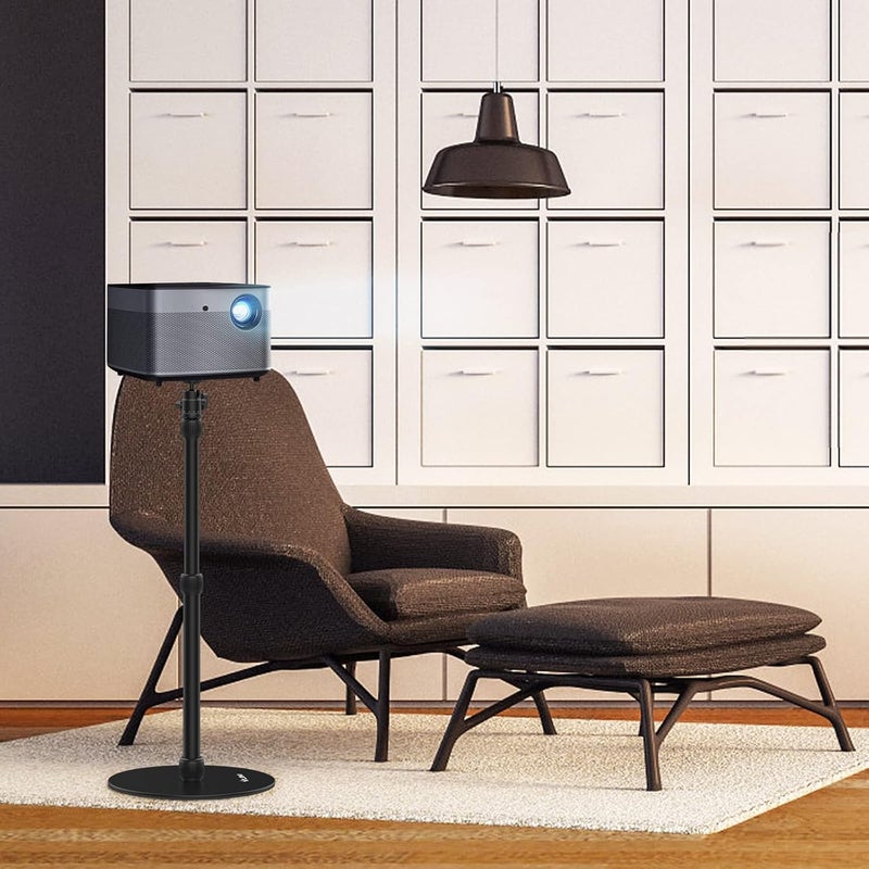 jusmo حامل أرضي من الألمنيوم LS09 لجهاز العرض Nebula/XGIMI/أجهزة العرض الأخرى، حامل كاميرا Mevo، قابل للتعديل من 16.5-34.6 بوصة، متوافق مع جهاز العرض/الكاميرا/الهاتف/GoPro/كاميرا الويب/الأضواء - Image 2